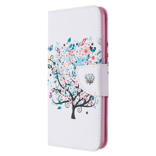 Funda Huawei Y6p Árbol Florecido