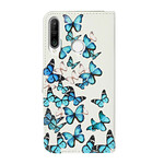Flip Cover Huawei Y6p Miríada de Mariposas