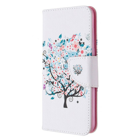Funda Huawei Y5p Árbol Florecido