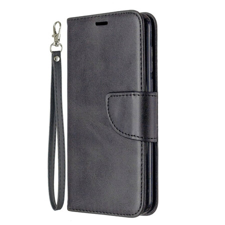 Funda Huawei Y5p solapa oblicua lisa