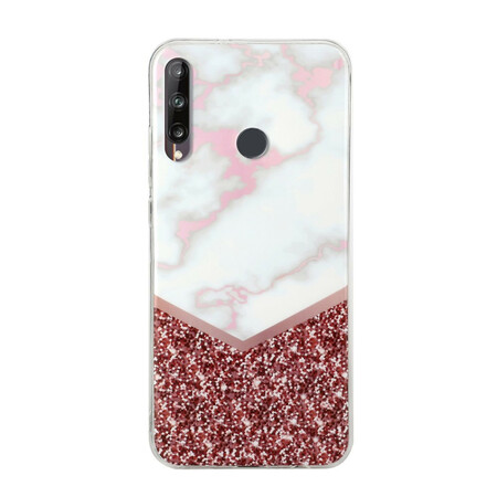 Huawei Y6p Funda Geometría de mármol