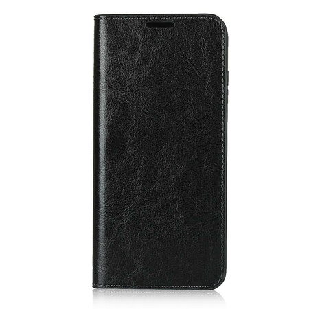 Flip Cover Huawei Y6p de cuero genuino