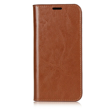 Flip Cover Huawei Y5p de cuero genuino