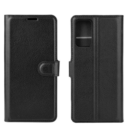 Funda de piel Samsung Galaxy Note 20 Efecto Lichi Clásico