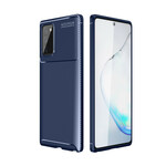 Samsung Galaxy Note 20 Funda blanda con textura de fibra de carbono