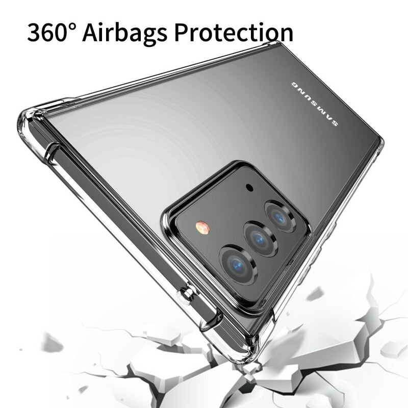 Funda Transparente Samsung Galaxy Note 20 Cojines de Protección LEEU