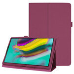 Samsung Galaxy Tab A 10.1 (2019) Funda de piel sintética Litchi con 2 solapas