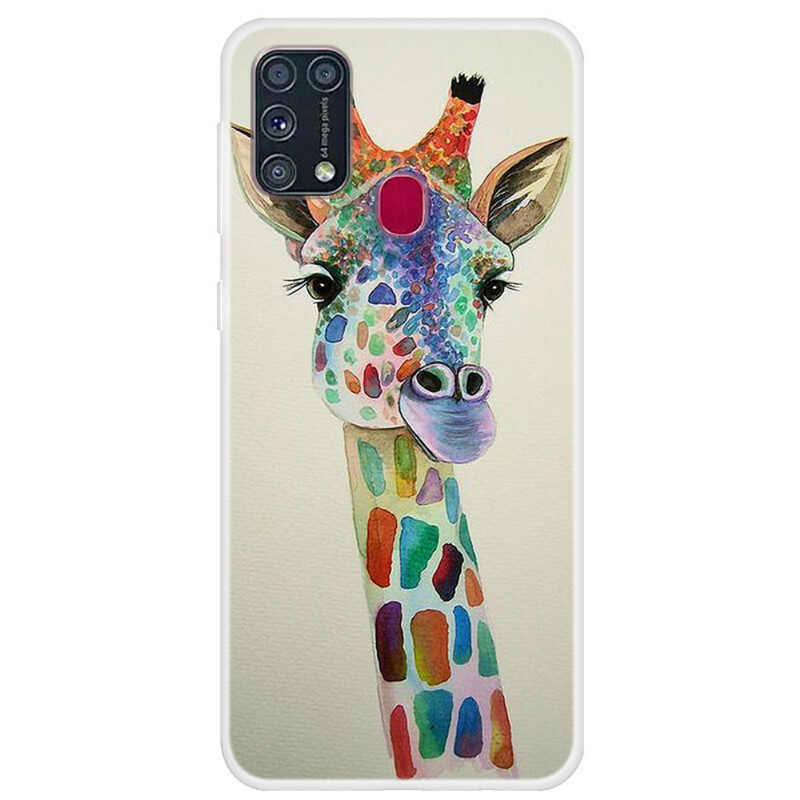 Funda de colores para Samsung Galaxy M31 Giraffe