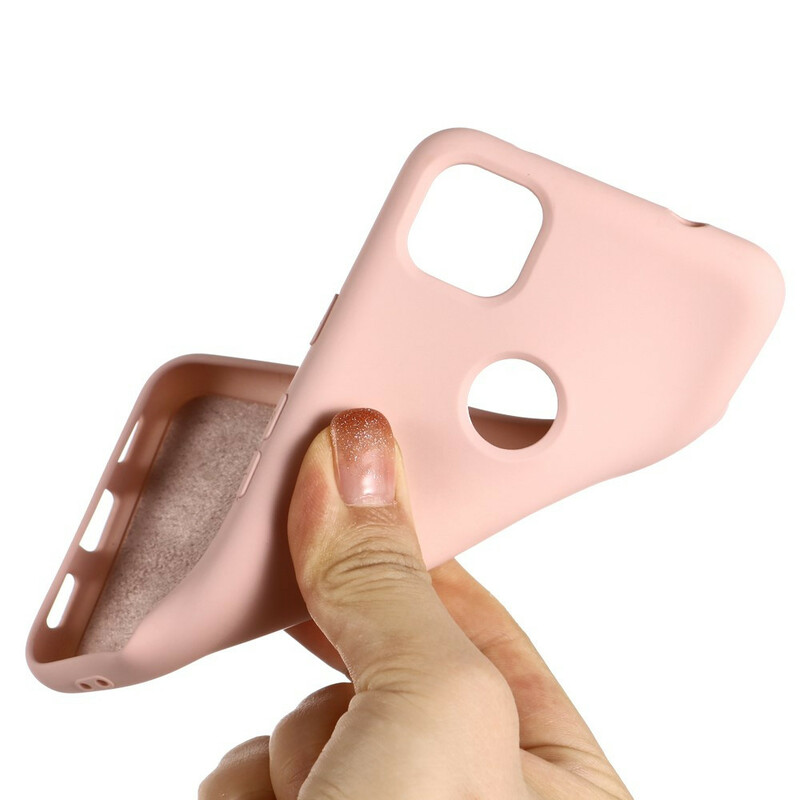 Funda para el Google Pixel 4a con diseño de silicona líquida