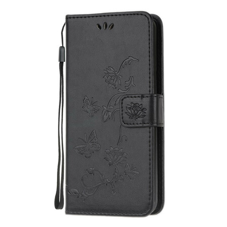 Funda de mariposas y flores para el Google Pixel 4a