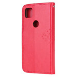 Funda con colgante para el Google Pixel 4a de árbol y búho