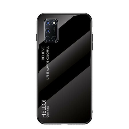 Oppo A72 Funda Hello Tempered Glass