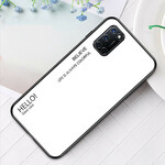 Oppo A72 Funda Hello Tempered Glass