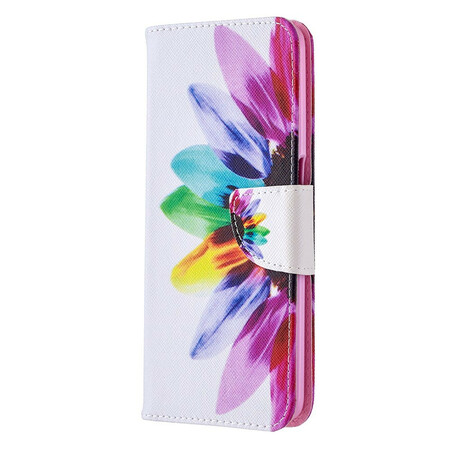 Funda de flor de acuarela para el Oppo A72