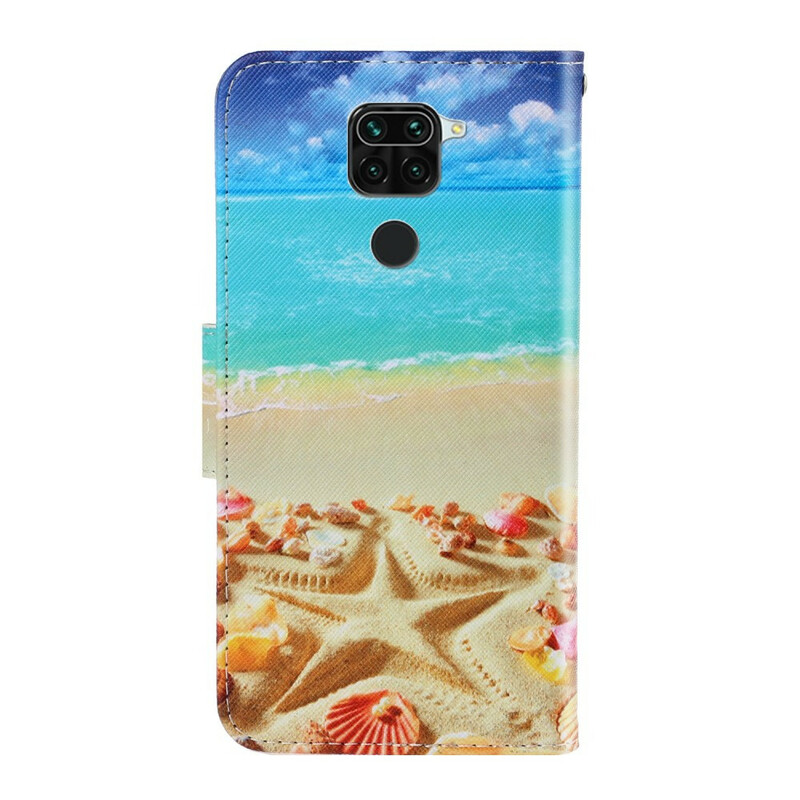 Funda con colgante de playa para el Xiaomi Redmi Note 9