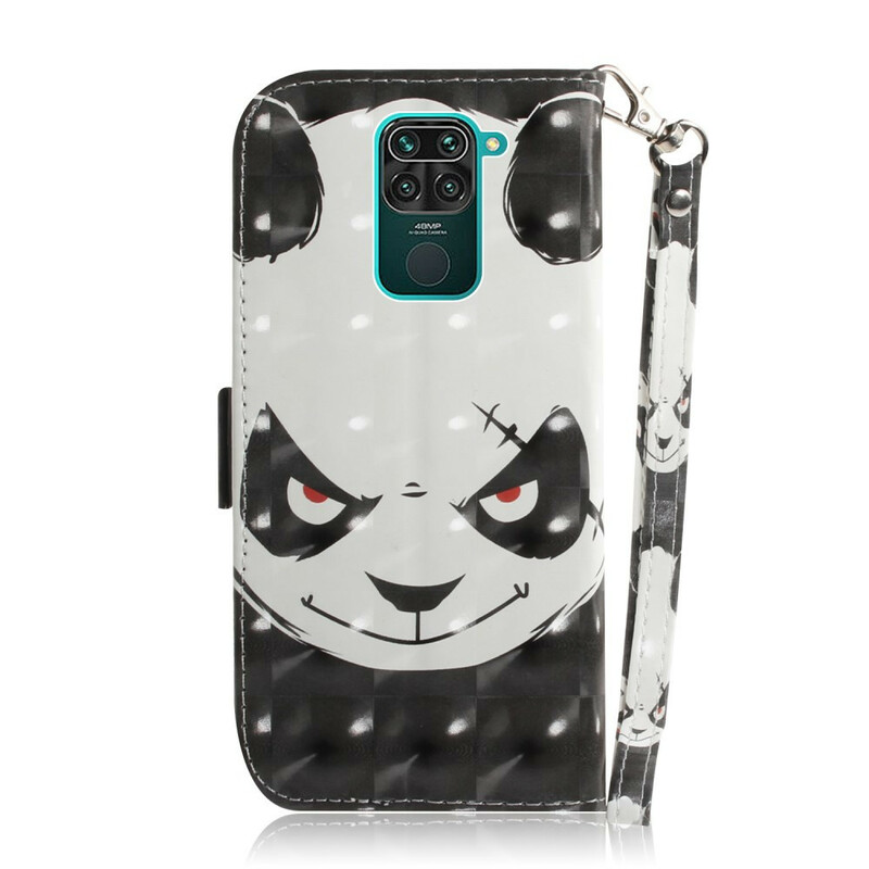 Funda con colgante Xiaomi Redmi Note 9 Angry Panda