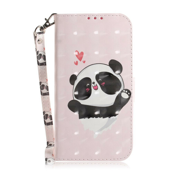 Funda con colgante de amor para el Xiaomi Redmi Note 9 Panda