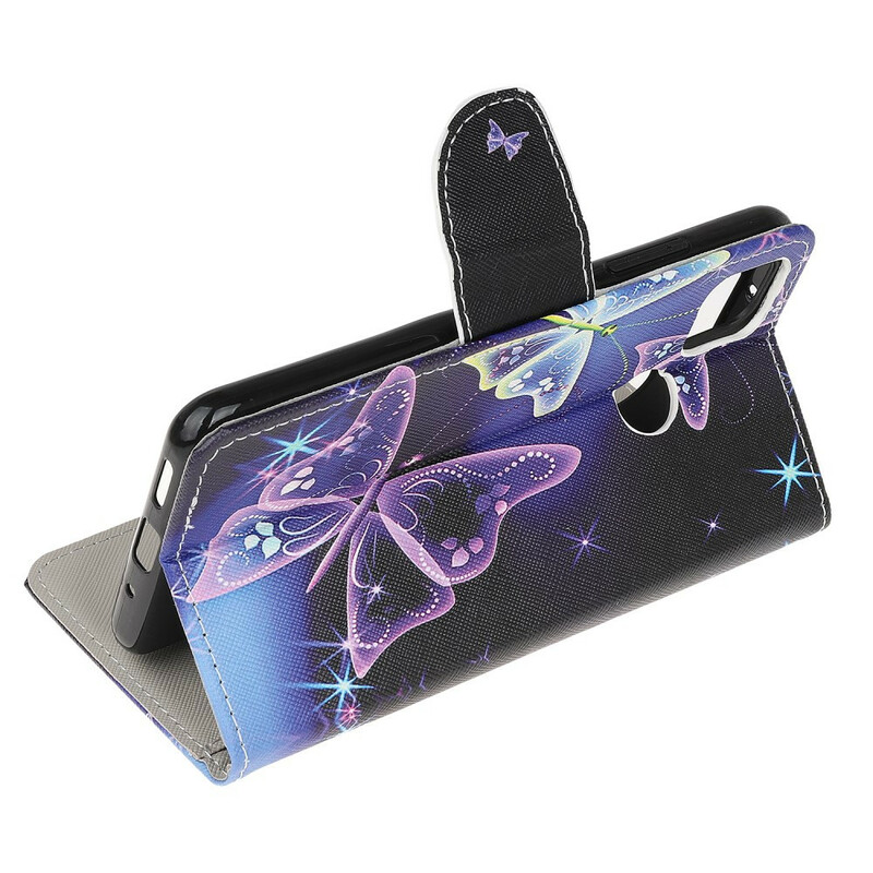 Funda Xiaomi REdmi 9C Neon Butterfly