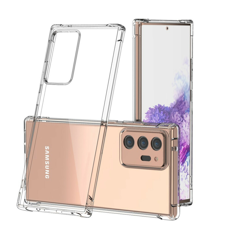 Samsung Galaxy Note 20 Funda Ultra Transparente Cojines LEEU