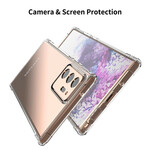 Samsung Galaxy Note 20 Funda Ultra Transparente Cojines LEEU