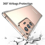 Samsung Galaxy Note 20 Funda Ultra Transparente Cojines LEEU