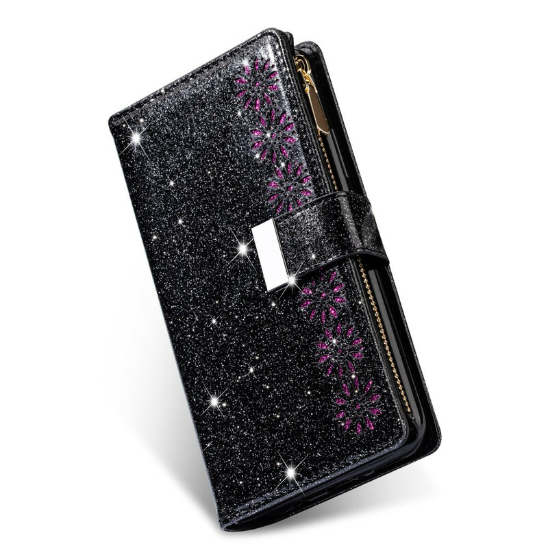 Funda Samsung Galaxy Note 20 Ultra Glitter Wallet Zip