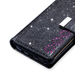 Funda Samsung Galaxy Note 20 Ultra Glitter Wallet Zip