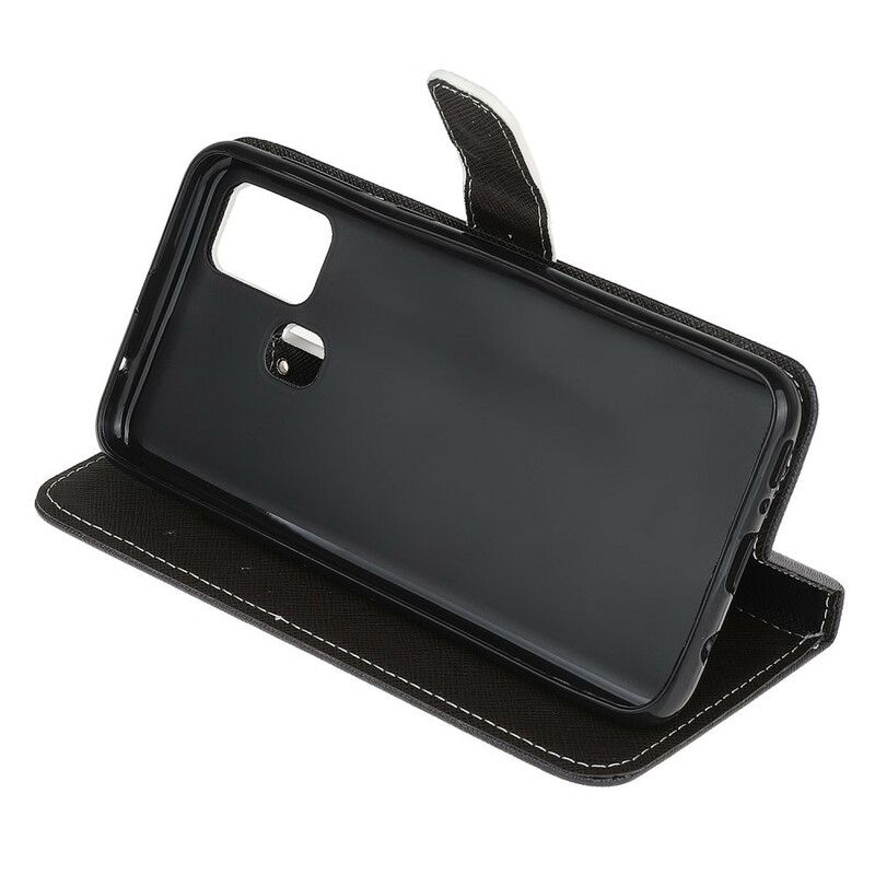 Funda con colgante negra para el Samsung Galaxy M21