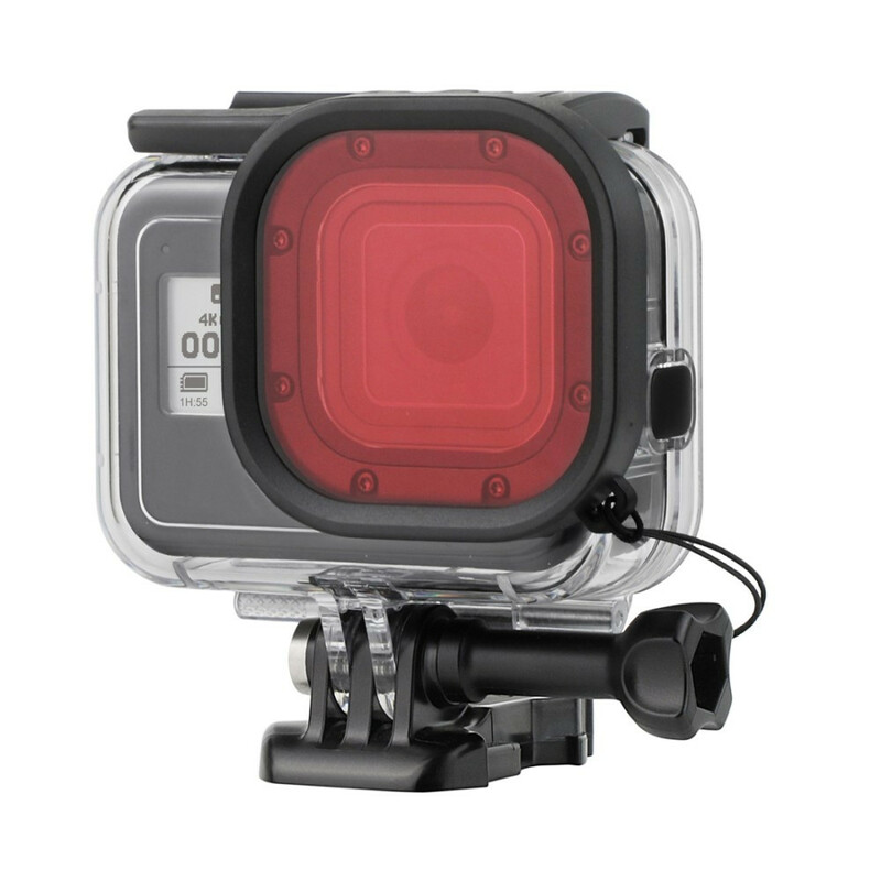 Lente con filtro rojo para GoPro Hero 8