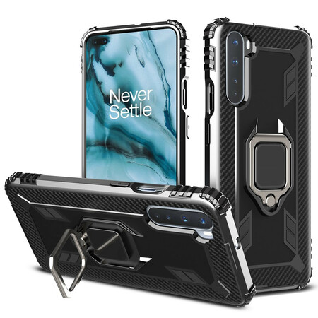 Anillo OnePlus Nord y funda de fibra de carbono