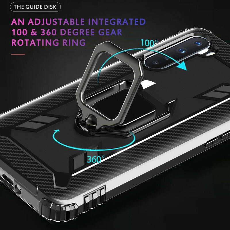 Anillo OnePlus Nord y funda de fibra de carbono