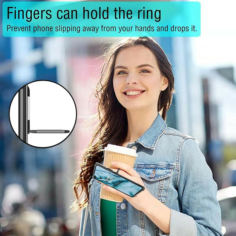 Anillo OnePlus Nord y funda de fibra de carbono
