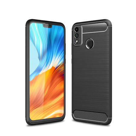 Funda de fibra de carbono cepillada para el Honor 9X Lite