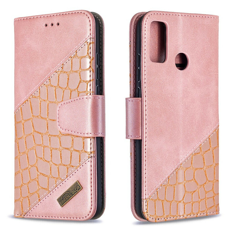 Funda clásica efecto piel de cocodrilo para el Honor 9X Lite