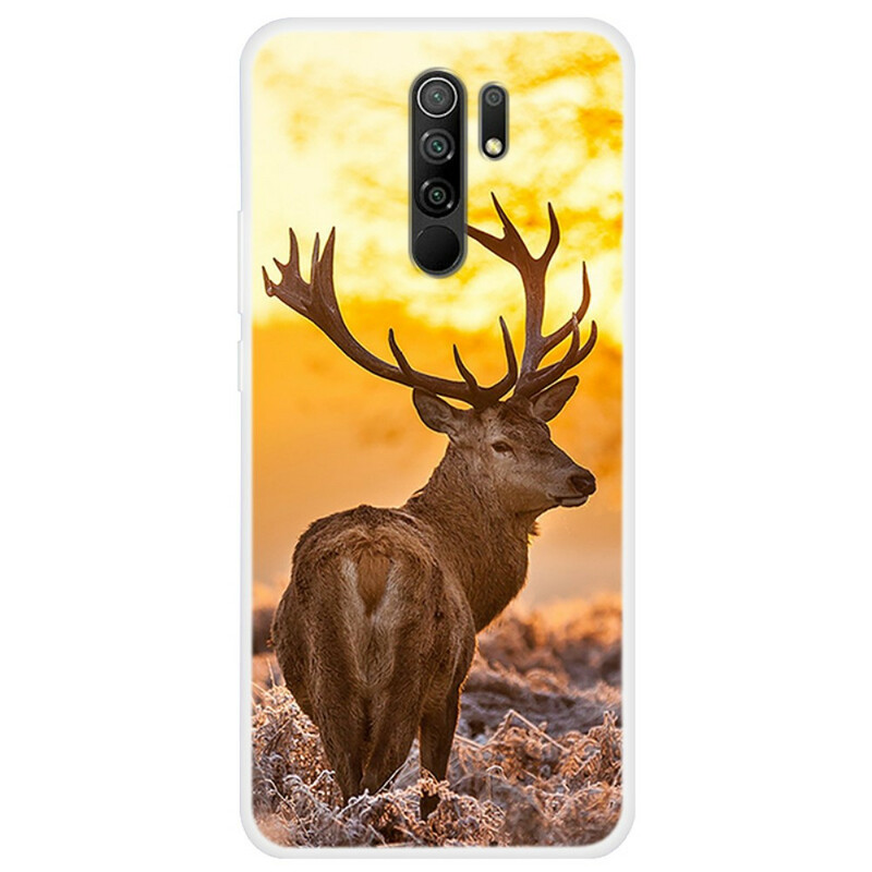 Funda Xiaomi Redmi 9 Deer y Landscape