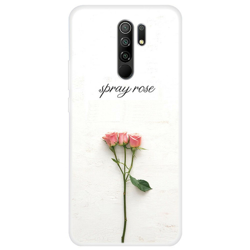 Funda Xiaomi Redmi 9 Spray Rosa
