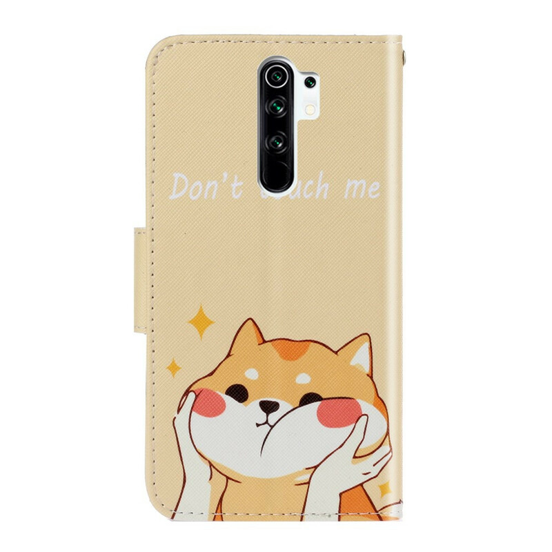 Funda con colgante para el Xiaomi Redmi 9 Cat Don't Touch Me