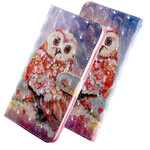 Funda Xiaomi Redmi 9 Owl Painter