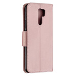 Xiaomi Redmi 9 Litchi Funda Oblique Flap