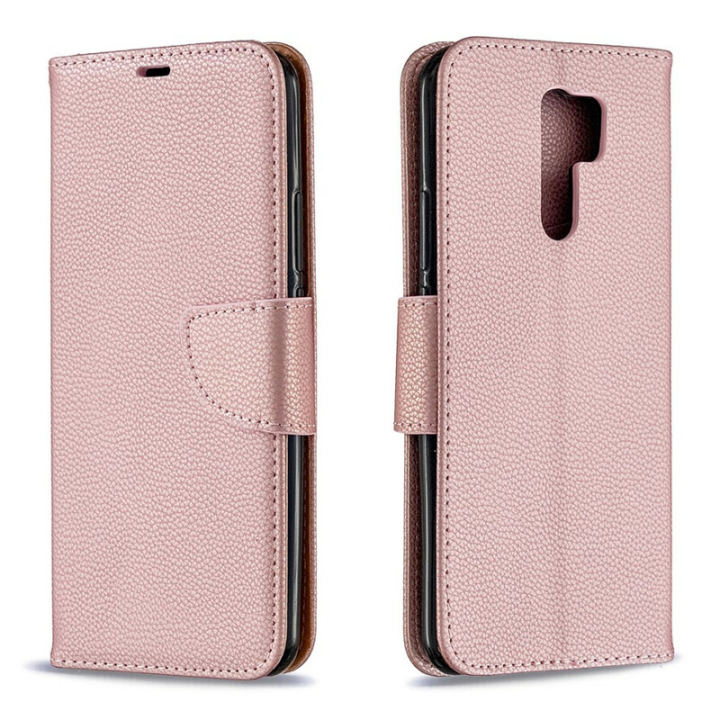 Funda Xiaomi Redmi 9 Litchi Flap oblicua