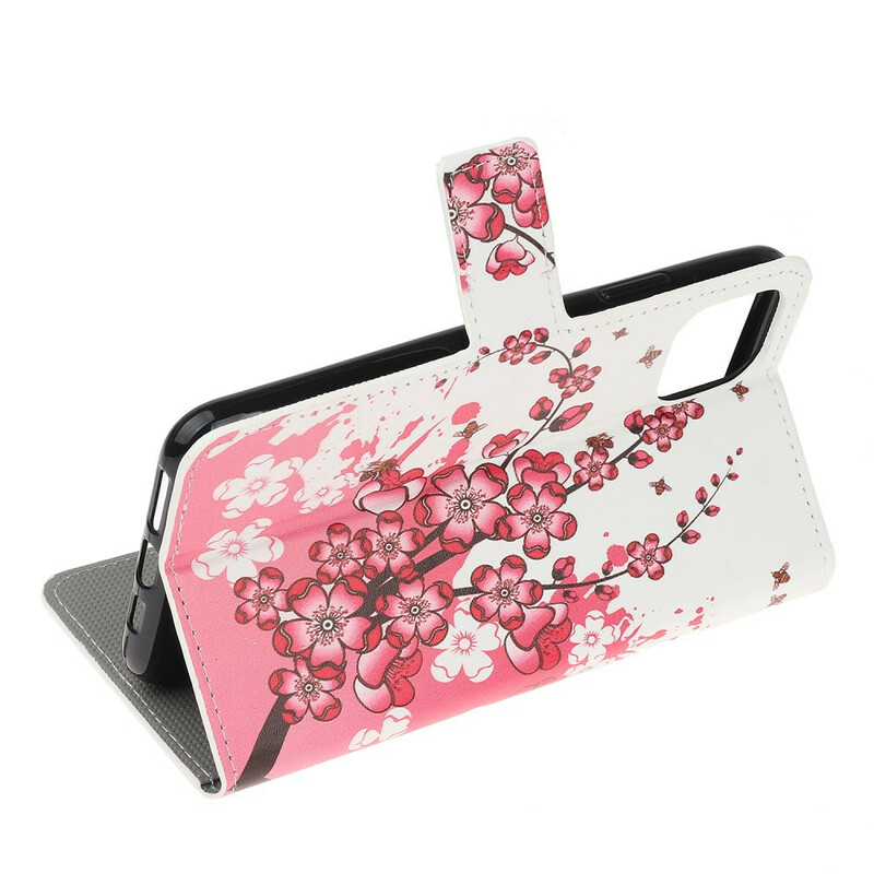 Funda para iPhone 12 Flores tropicales Funda para iPhone 12 Flores tropicales