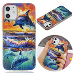 Funda iPhone 12 Delfines sueltos