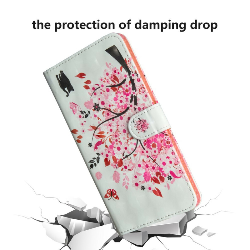 Funda iPhone 12 Árbol Rosa