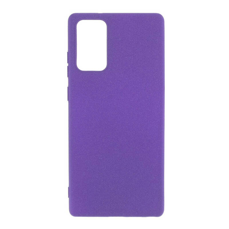 Funda del Samsung Galaxy Note 20 mate con purpurina