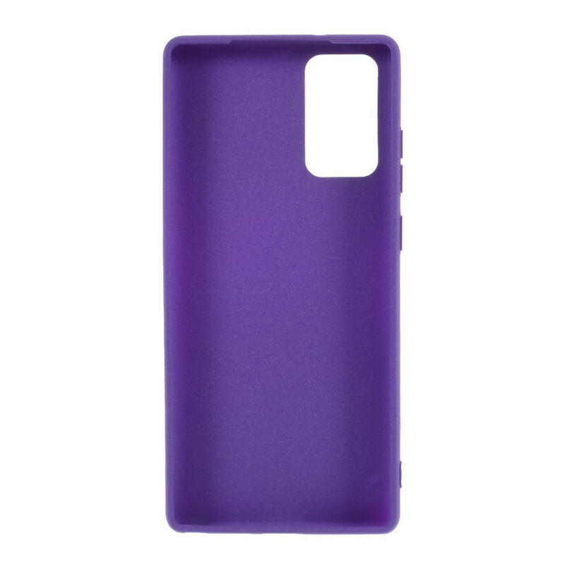 Funda del Samsung Galaxy Note 20 mate con purpurina