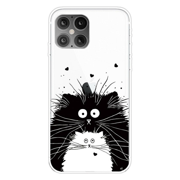 Funda iPhone 12 Mira los gatos