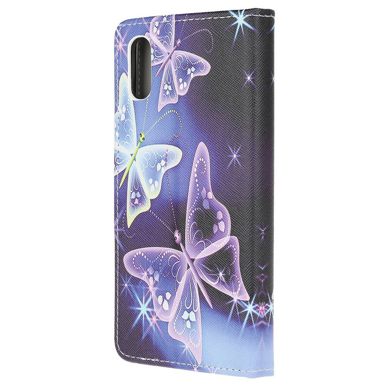 Funda Xiaomi Redmi 9A Neon Butterfly