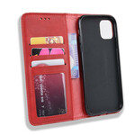 Flip Cover iPhone 12 Vintage Leather Effect Stylish