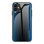 Funda iPhone 12 de cristal templado de fibra de carbono Classic