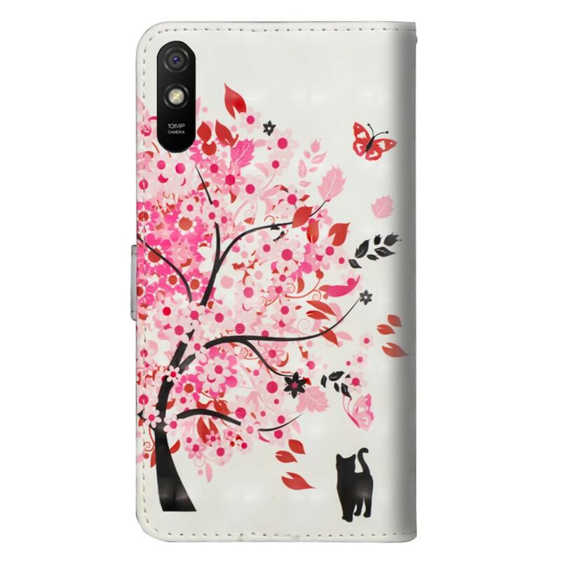Xiaomi Redmi 9A Tree Funda Rosa